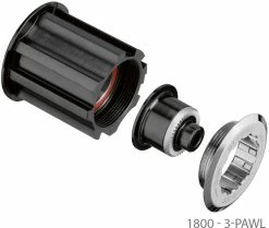 Dt-swiss Kit De Conversion Corps De Roue Libre CAMPAGNOLO 3 Cliquets/cliquet -Dérailleurs arrières Soldes 1800 3 Klinken