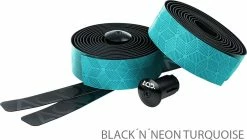 ACID Bande De Guidon RC 3,0 Mm -Dérailleurs arrières Soldes 4 93611 black n neon turquoise