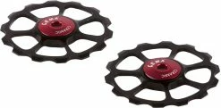CEMA Jeu De Rouleaux De Dérailleur Surdimensionnés Pour Shimano 10/11 Vitesses Pour Cage Longue